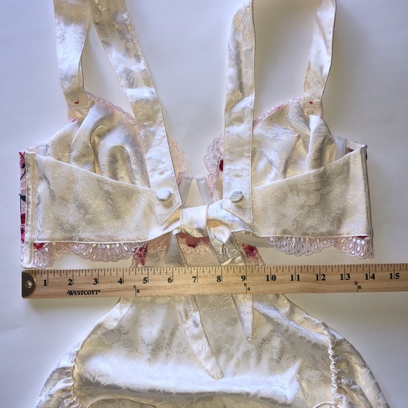 Last 1 !!! For Love & Lemons Festival Rose Slip Dress Size Large - Picture 6 of 14